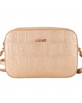 Bolso logo relieve dorado de Liujo