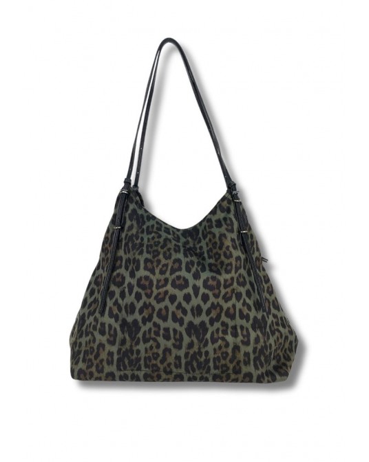 Bolso leopardo tipo saco de Martina K