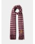 Bufanda cuadros rosa y granate de Liujo