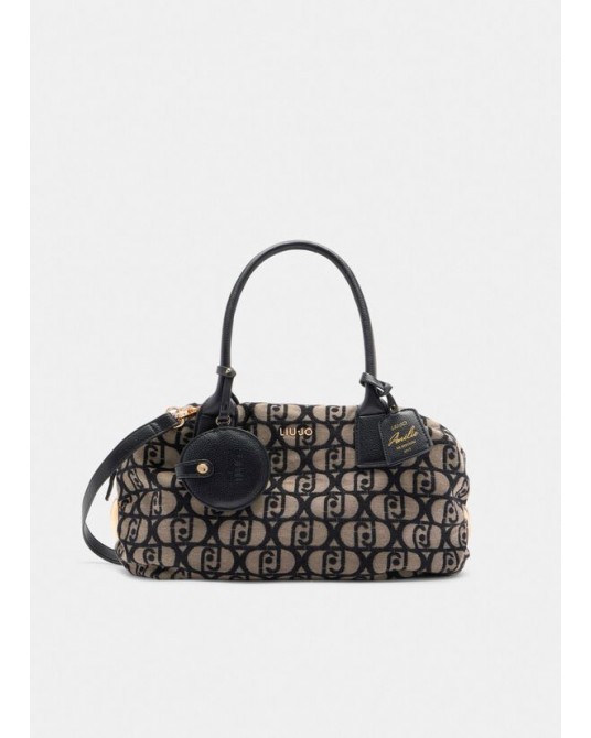 Bolso de mano con logo de Liujo