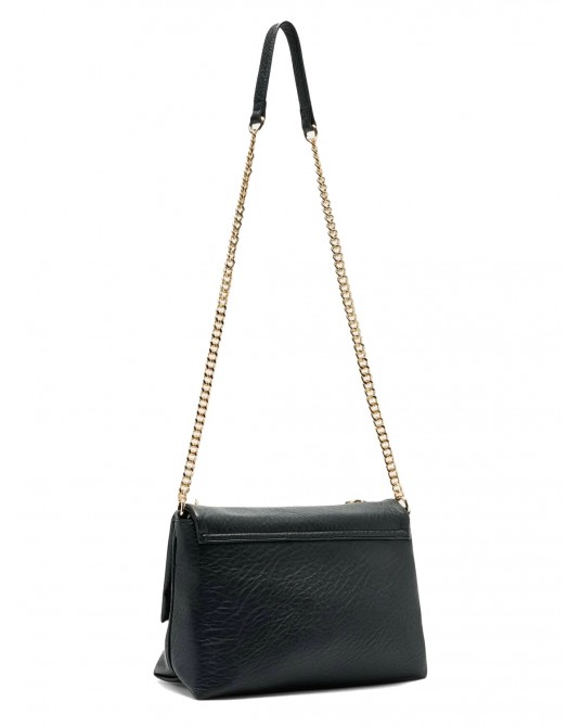 Bolso negro con cadena de Liujo