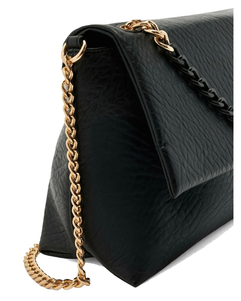 Bolso negro con cadena de Liujo