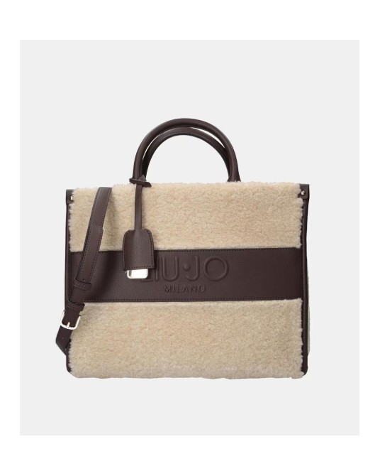 Bolso tote borreguillo de Liujo