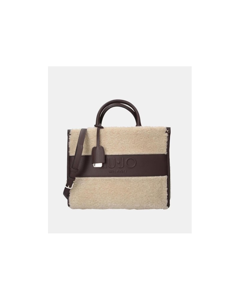 Bolso tote borreguillo de Liujo