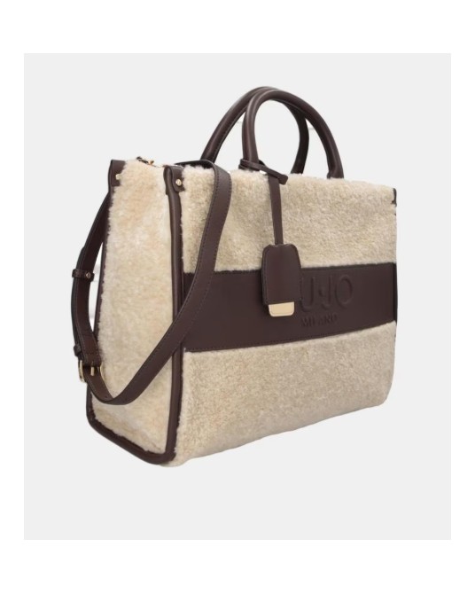 Bolso tote borreguillo de Liujo