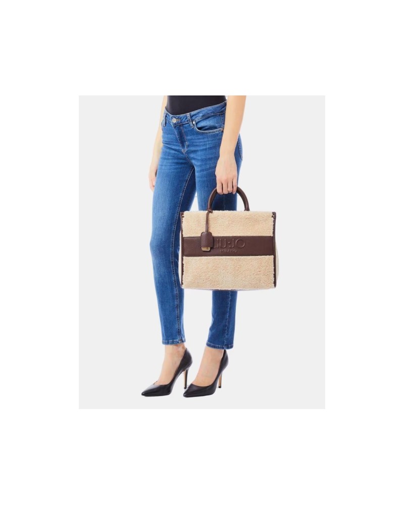 Bolso tote borreguillo de Liujo