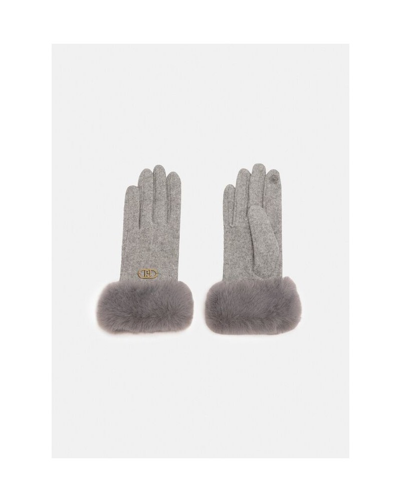Guantes con pelo sintètico de Liujo