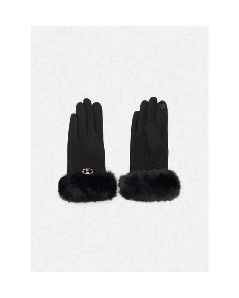 Guantes con pelo sintètico de Liujo