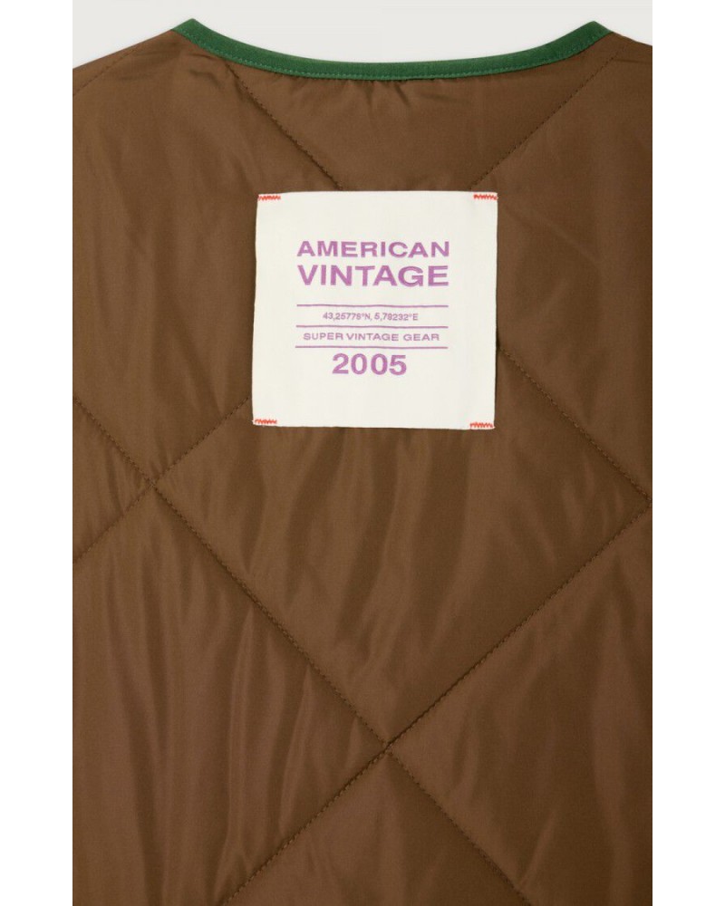 Chaqueta acolchada marròn American Vintage
