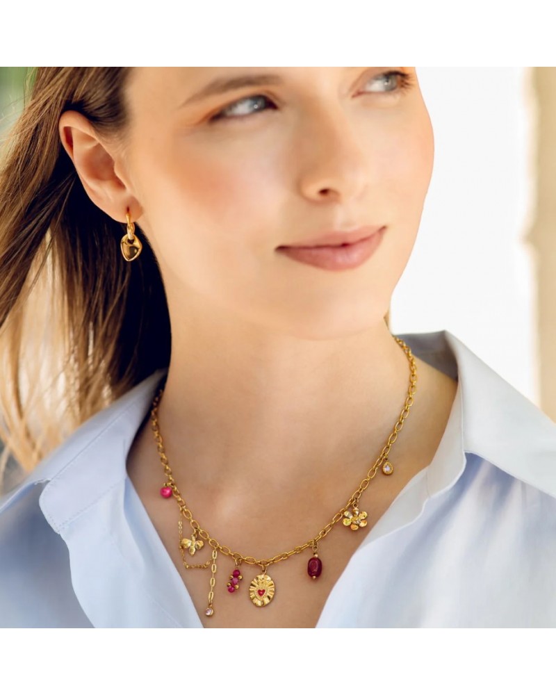 Collar charms acero de Anartxy