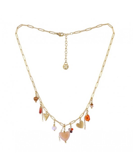 Collar charms acero de Anartxy
