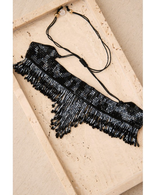Collar chocker abalorios de Latido