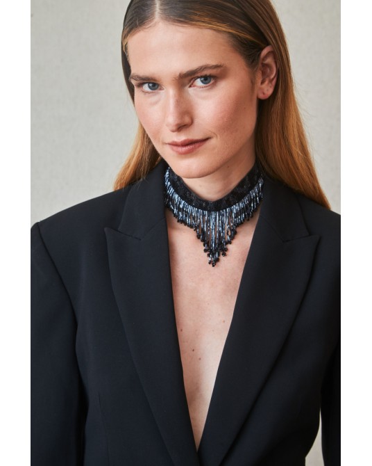 Collar chocker abalorios de Latido