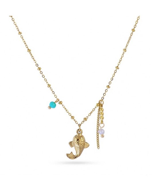 Collar pez acero de Anartxy