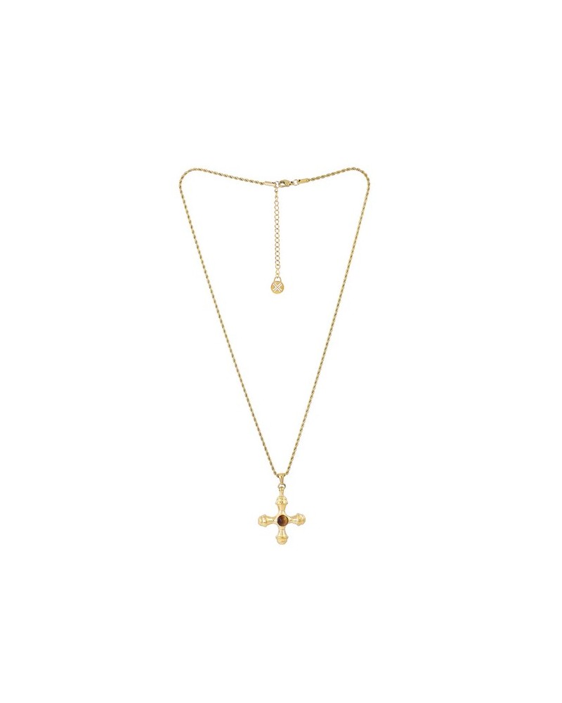 Collar con cruz de acero de Anartxy