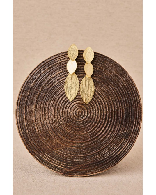 Pendientes 3 hojas de Latido