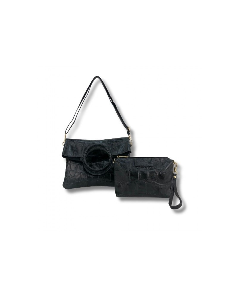 Bolso de piel negro de Martina K