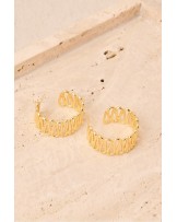 Pendientes aros dorados de Latido