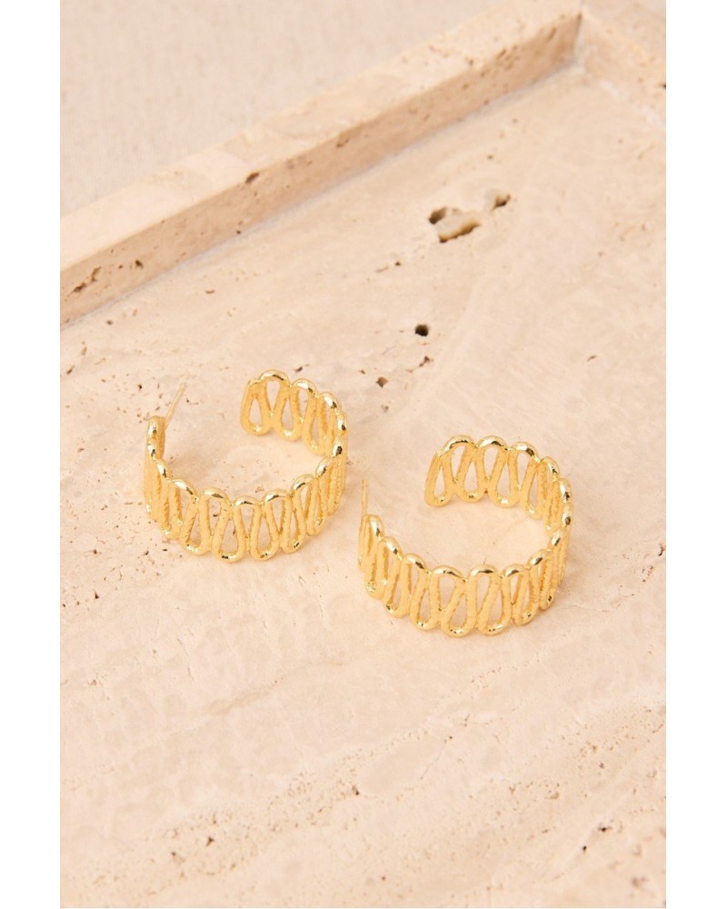 Pendientes aros dorados de Latido