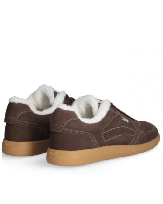 Zapatillas de ante con pelo interior de Liujo