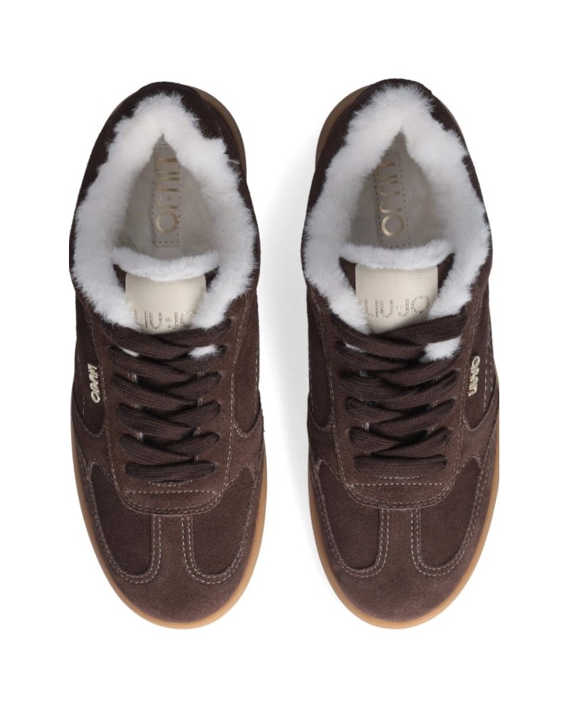 Zapatillas de ante con pelo interior de Liujo