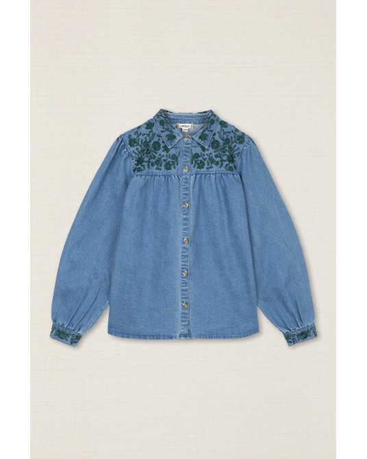 Camisa vaquera bordada de Latido