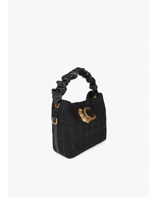 Bolso pequeño tweed asa fruncida de Lola Casademunt