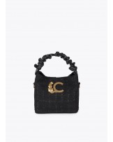 Bolso pequeño tweed asa fruncida de Lola Casademunt