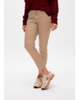 Pantalòn encerado beige de Lola Casademunt