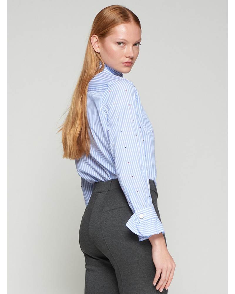 Camisa rayas strass de Vilagallo