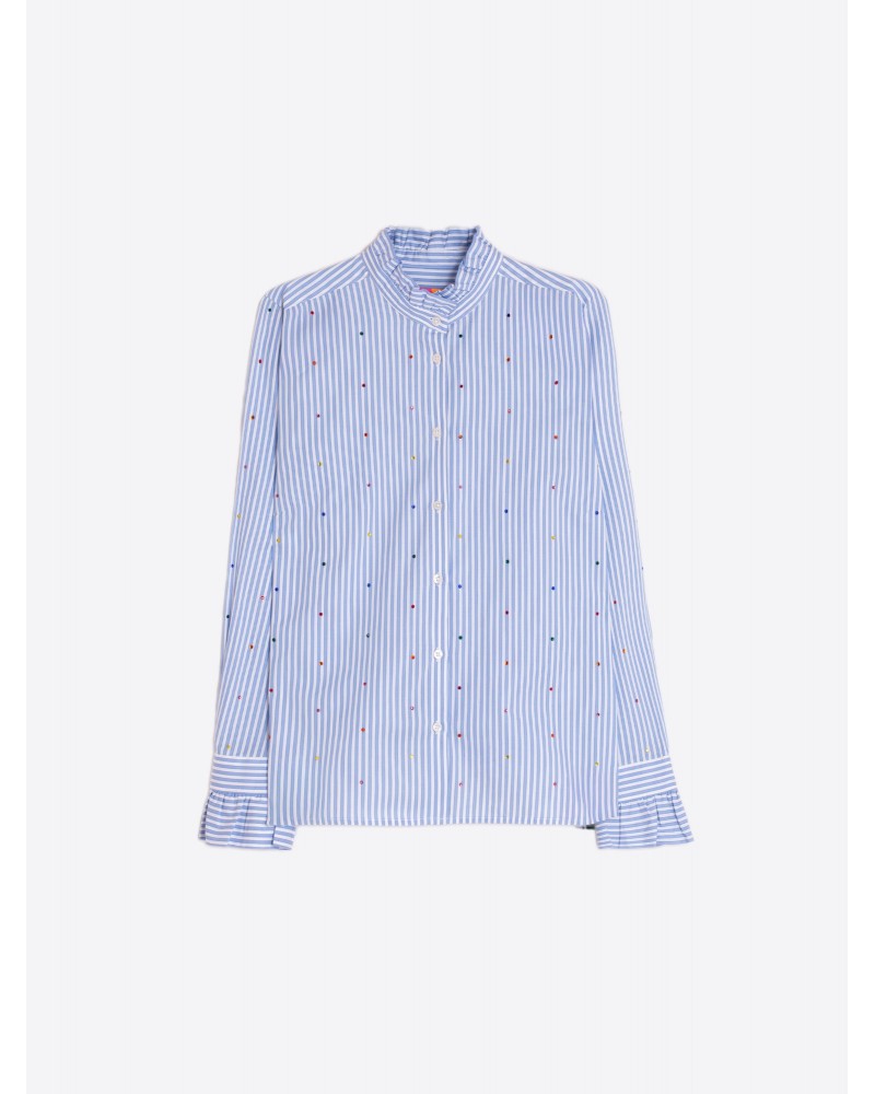 Camisa rayas strass de Vilagallo