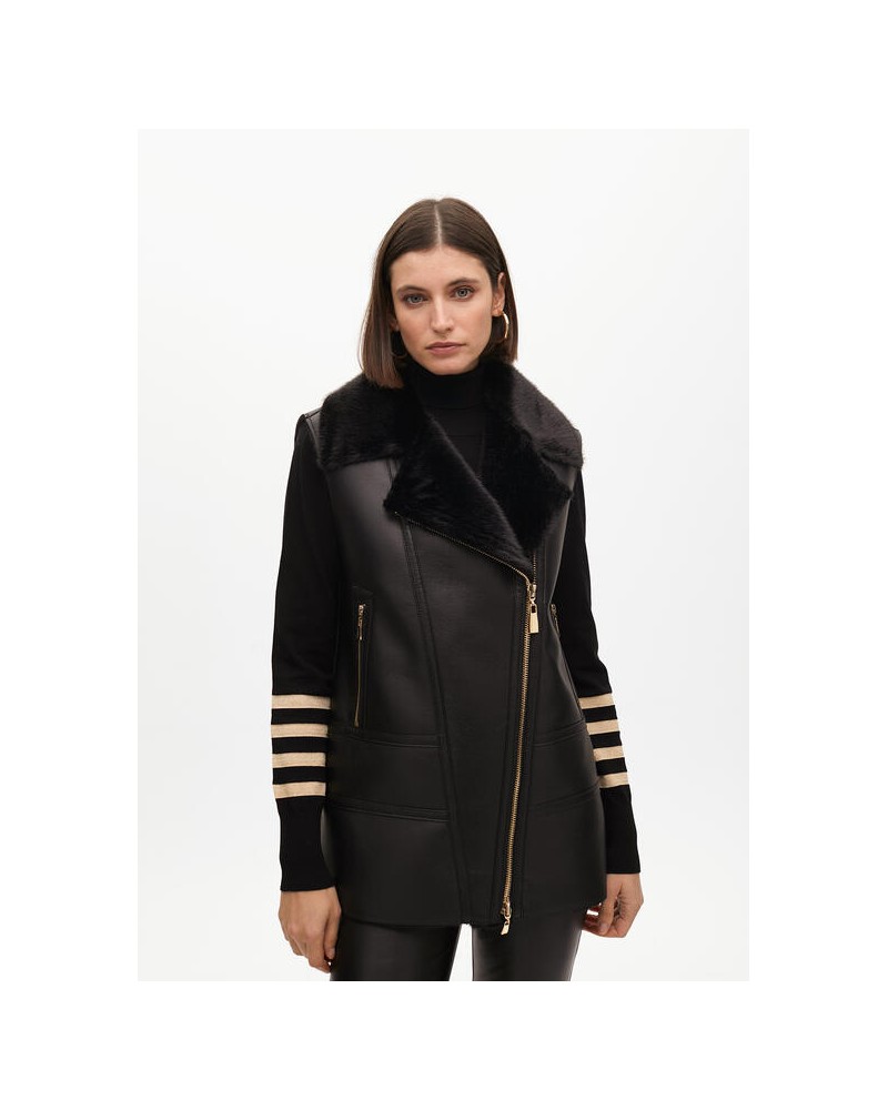Chaleco doble faz negro de Lola Casademunt
