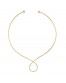 Collar chocker dorado de Anartxy