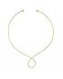 Collar chocker dorado de Anartxy