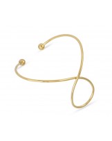 Pulsera cìrculo acero dorado de Anartxy