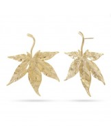 Pendientes hoja acero de Anartxy