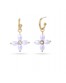 Pendientes cruz con perlas de Anartxy