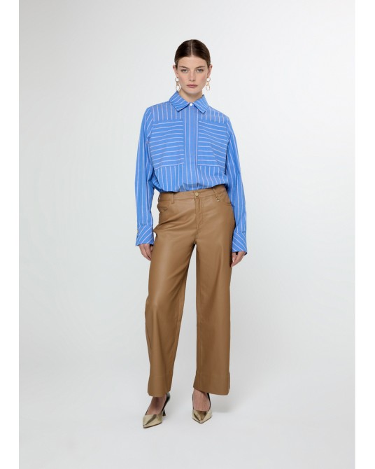 Pantalòn CAMEL culotte encerado de Lola Casademunt