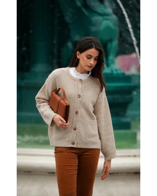 Chaqueta de punto con botones de Guimanos