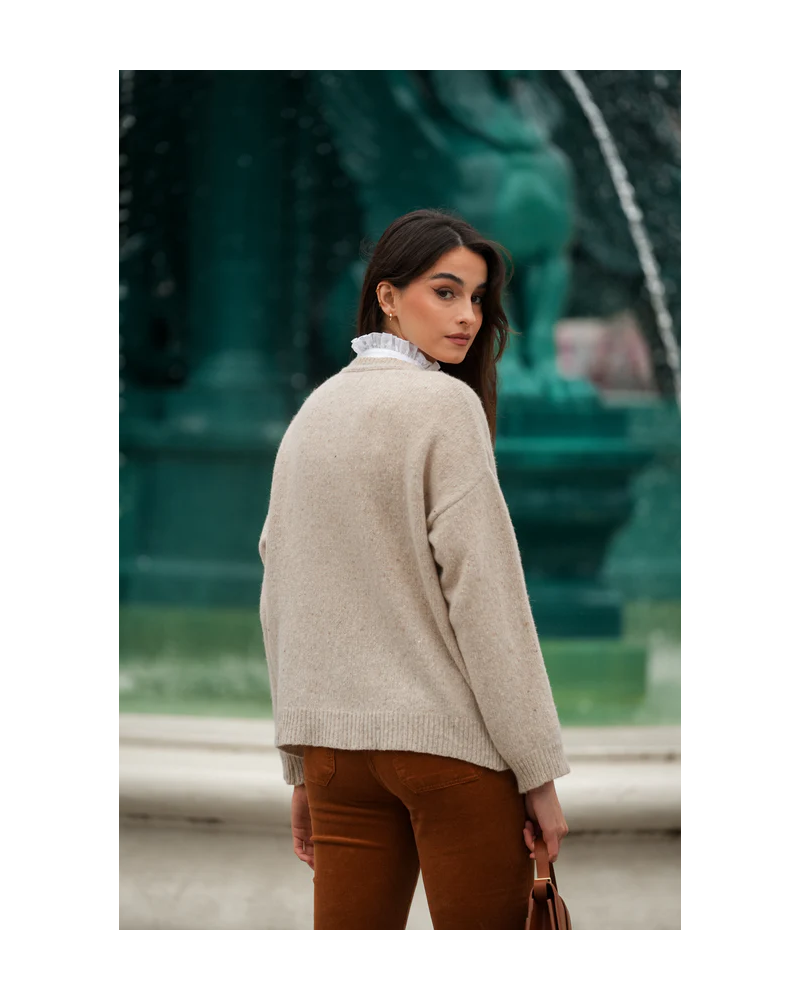 Chaqueta de punto con botones de Guimanos