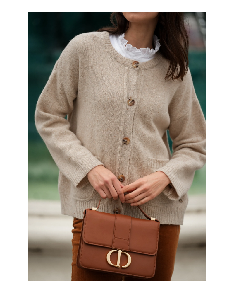 Chaqueta de punto con botones de Guimanos