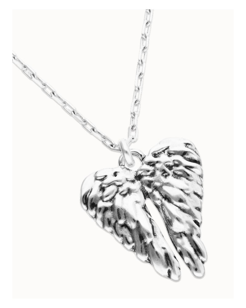 Collar largo ALAS bañado en plata de UNOde50