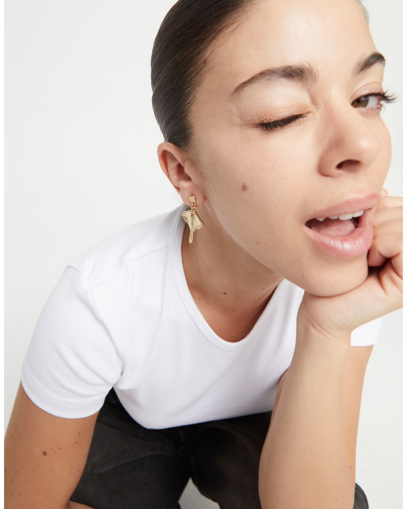 Pendientes DORADO mantarraya de UNOde50