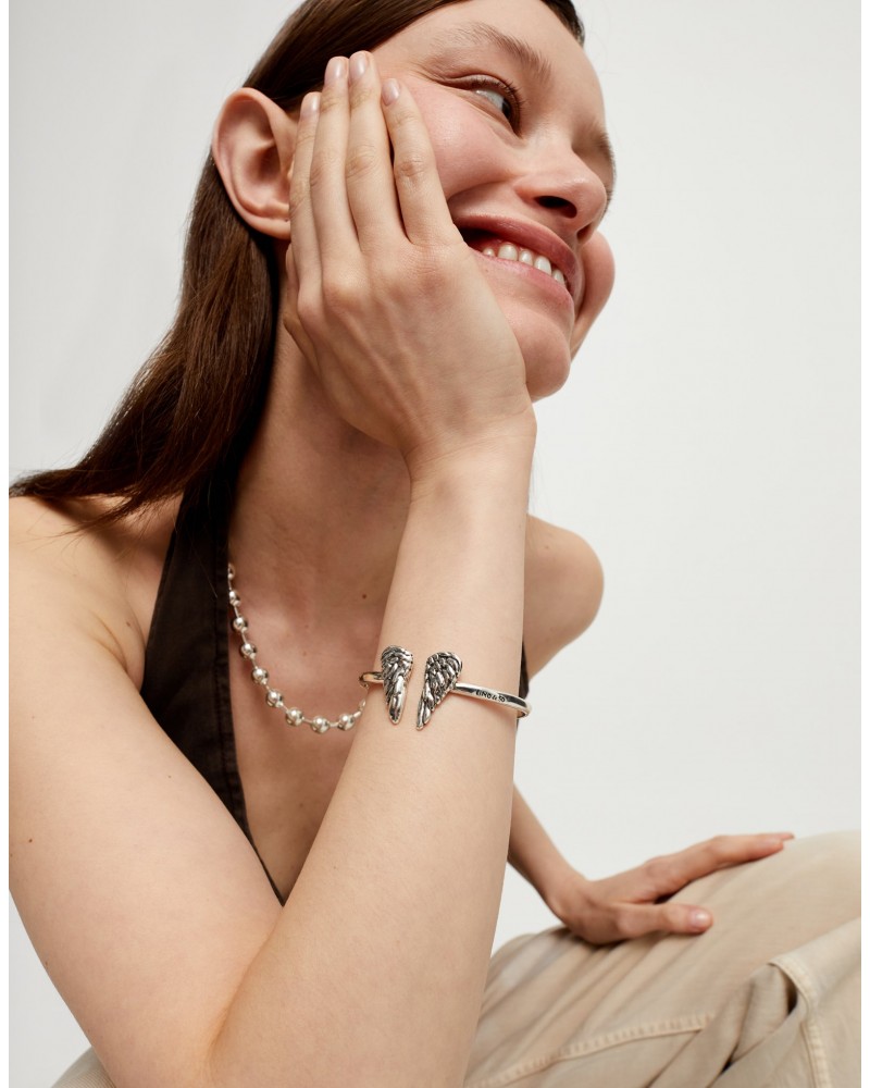 Pulsera alas Plateada de UNOde50