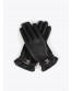 Guantes efecto piel negro de Lola Casademunt