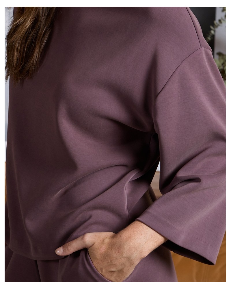 Camiseta oversize Morada de Surkana