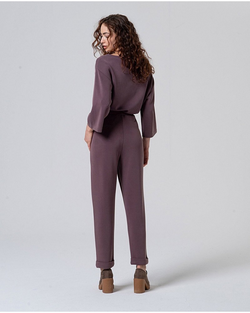 Pantalòn jogger morado de Surkana