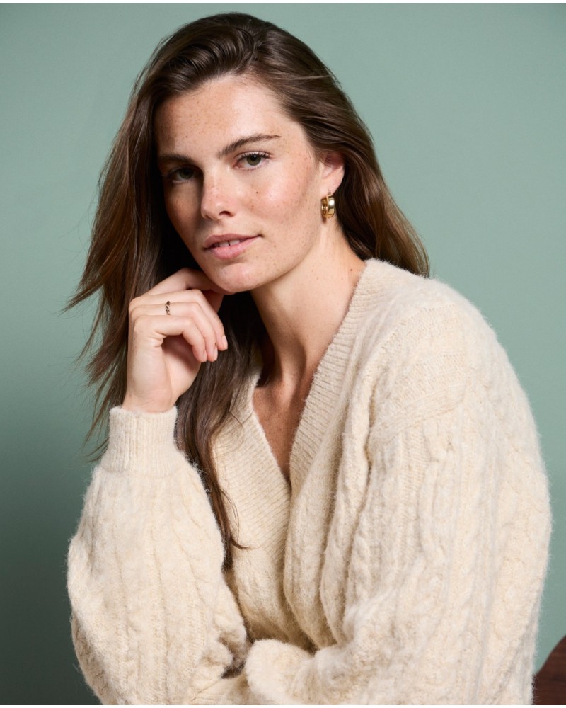 Jersey arena de punto trenzado de Surkana