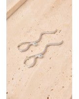 Pendientes aro largo serpiente de Latido