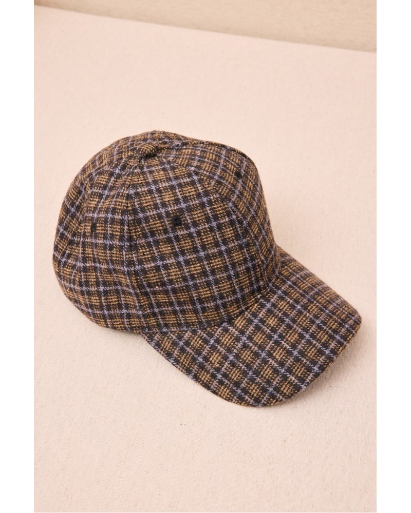 Gorra tipo visera cuadros de Latido